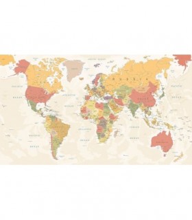 Fotomural Mapa vintage 1P