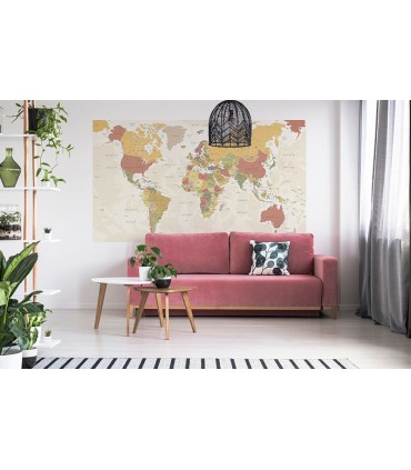 Fotomural Mapa vintage 1P