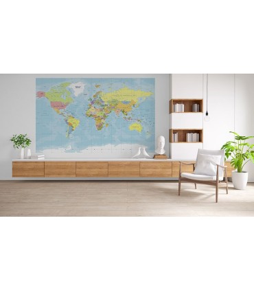 Fotomural Mapa político 1P