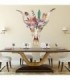 Flores y plumas boho chic