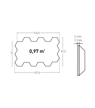 Panel CEMENTO HEXAGONAL