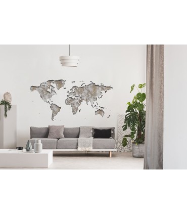 Mapamundi hormigón