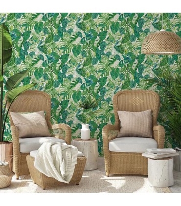 Papel pintado vinilico MONSTERA de TROPICANA HOME