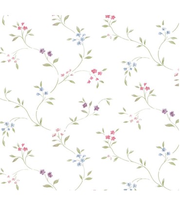 Papel pintado vinilico floral Chanoinesse Petits Motifs