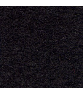 Moqueta ferial NEGRA con plástico de protección