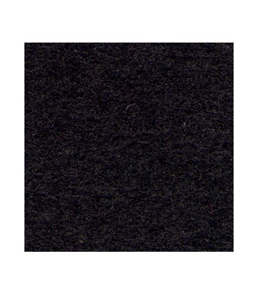 Moqueta ferial NEGRA con plástico de protección