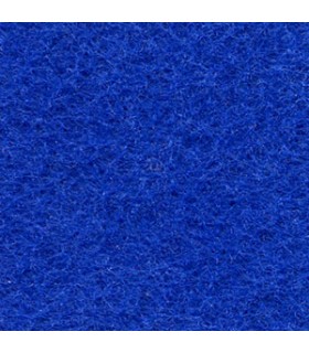 Moqueta ferial AZUL DUCADOS con plástico de protección