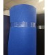 Moqueta ferial AZUL DUCADOS con plástico de protección