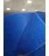 Moqueta ferial AZUL DUCADOS con plástico de protección