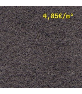 Moqueta ferial GRIS MEDIO con plástico de protección