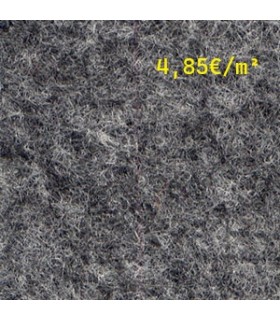 Moqueta ferial GRIS JASPE con plástico de protección